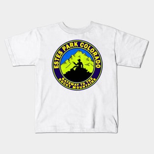 Estes Park Colorado Rocky Mountain National Park Rockies Kids T-Shirt